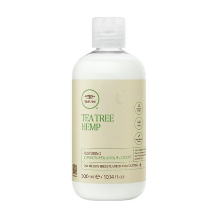 Tea Tree Hemp Restoring Conditioner And Body Lotion  10.14 oz.