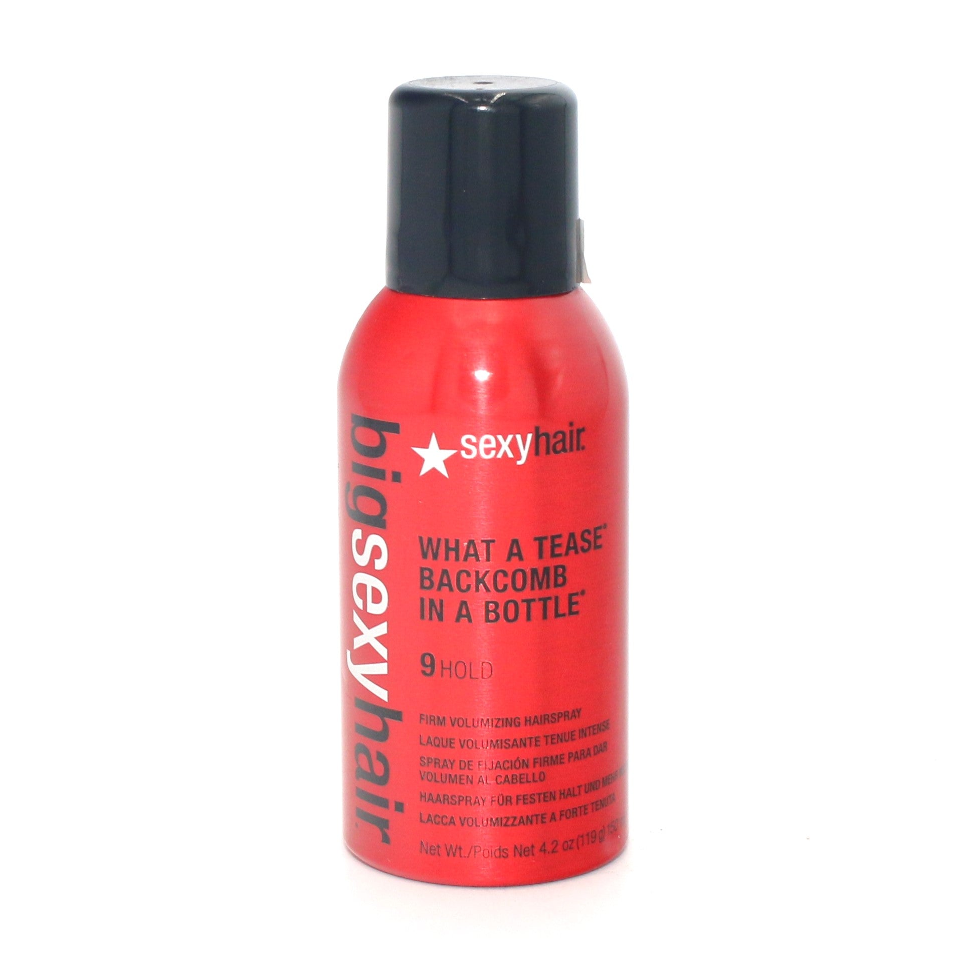 Sexy Hair What A Tease Backcomb In A Bottle Firm Volumizing Hairspray 4.2 oz - Overstock Beauty Supply