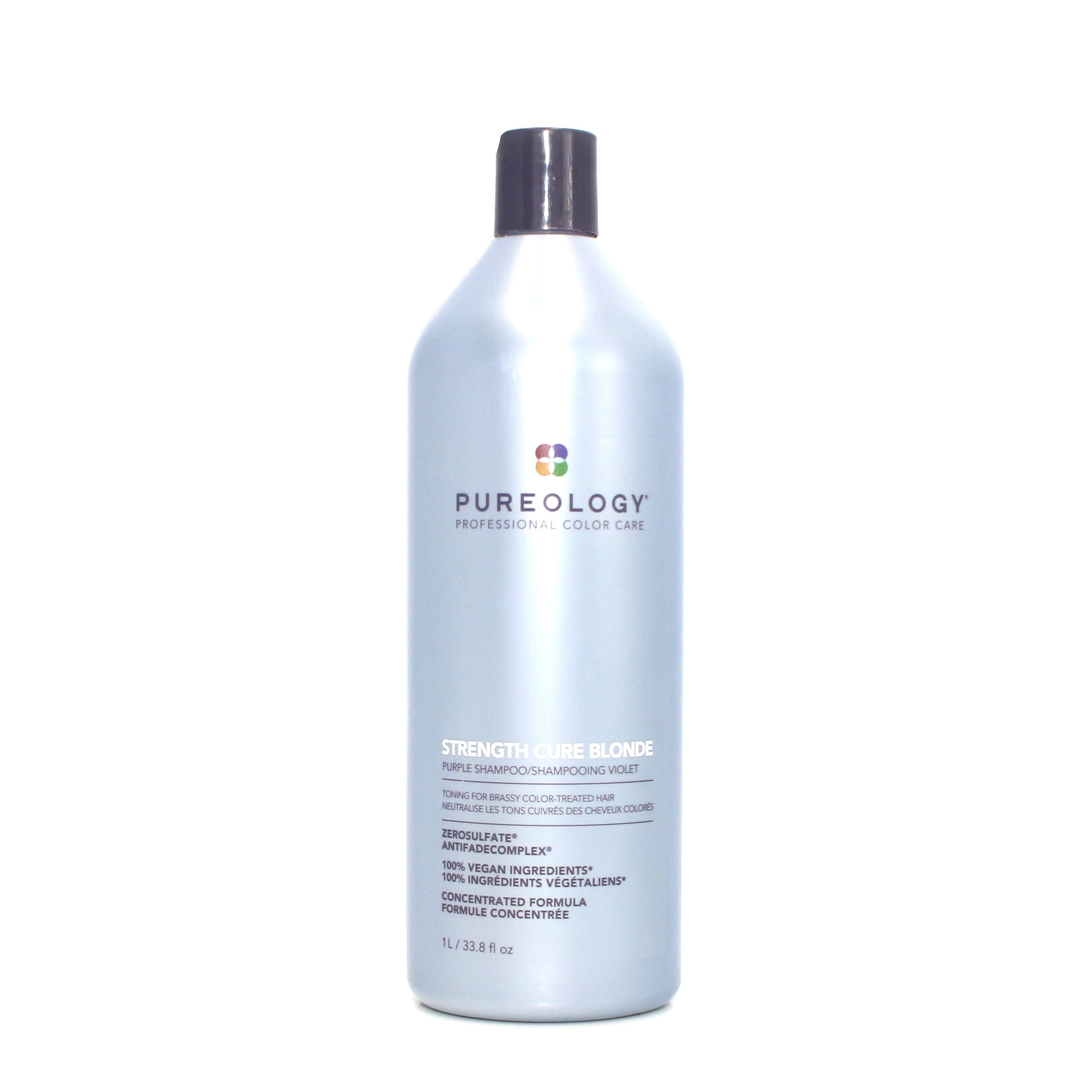 PUREOLOGY Strength Cure Blonde Shampoo 33.8 oz - Overstock Beauty Supply