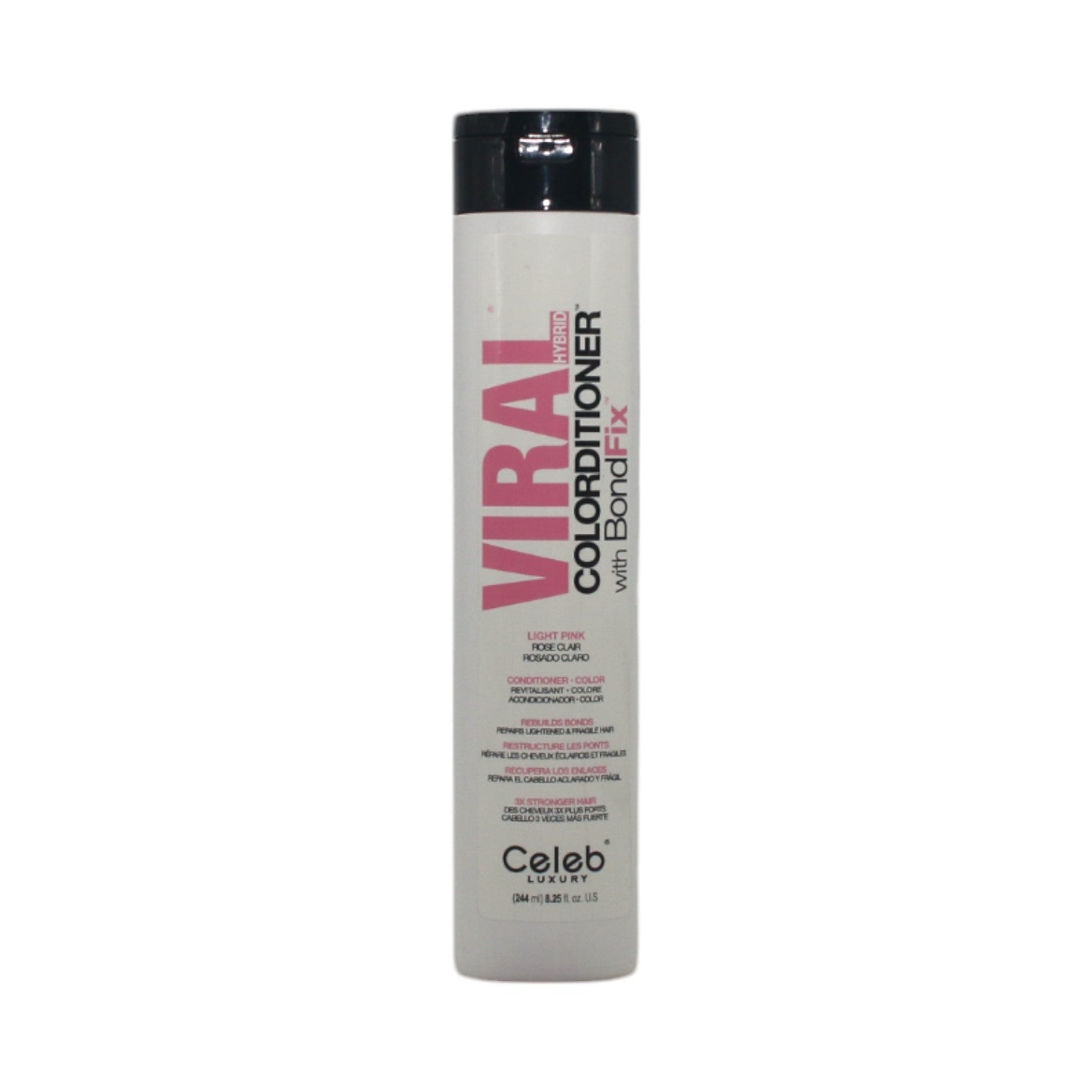 Celeb Luxury Viral Hybrid Colorditioner With Bond Fix Light Pink 8.25 oz - Overstock Beauty Supply