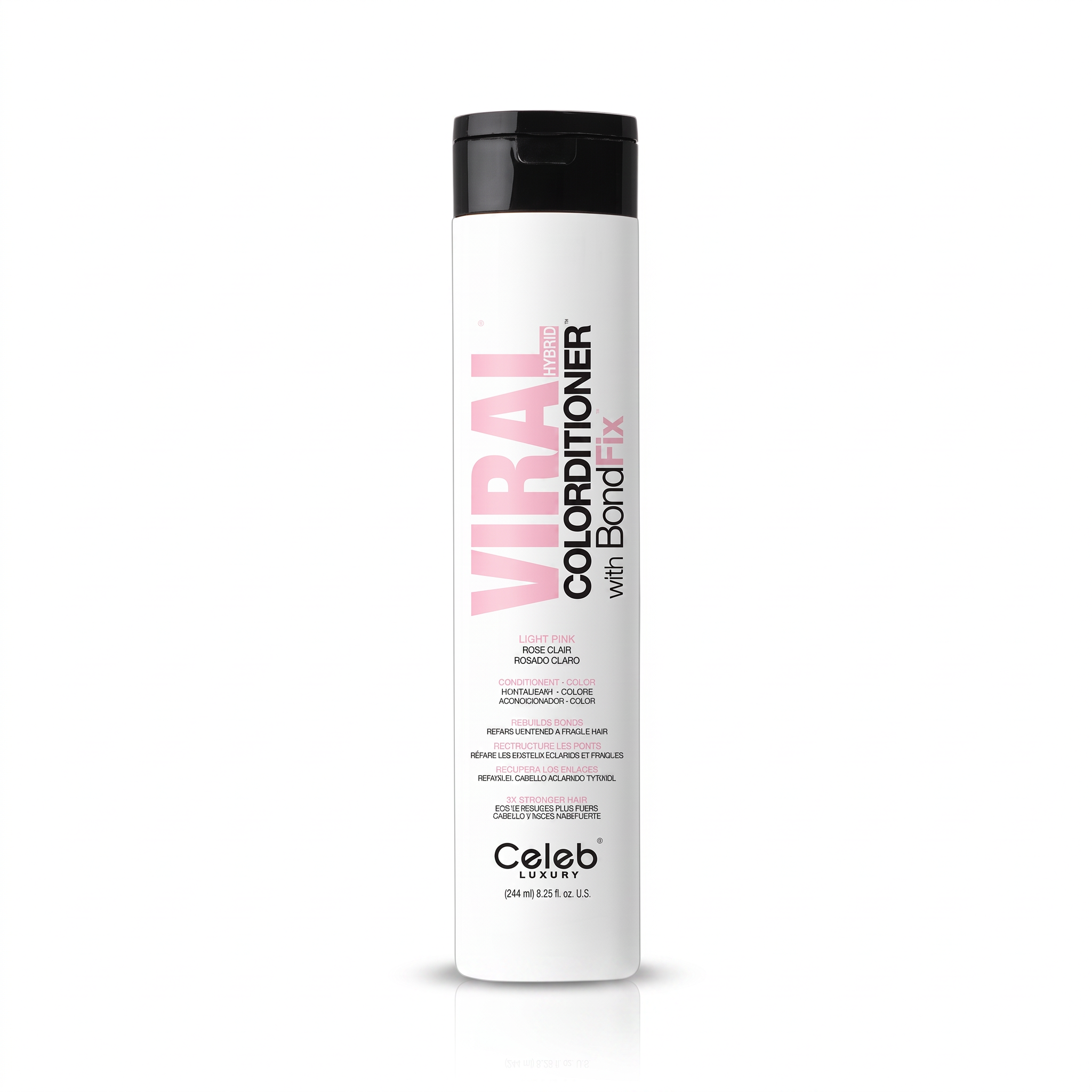 Celeb Luxury Viral Hybrid Colorditioner With Bond Fix Light Pink 8.25 oz