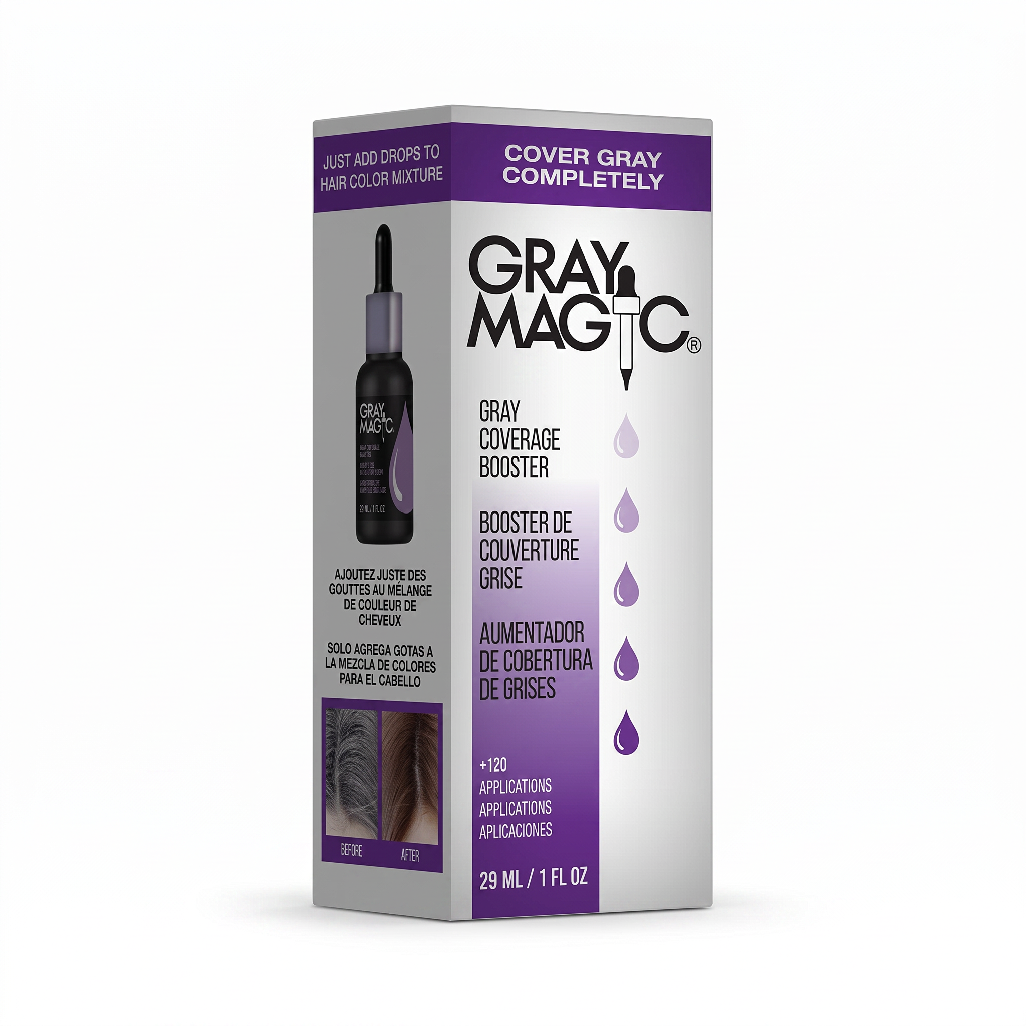 Gray Magic Color Additive Cover Gray Completely 1 oz