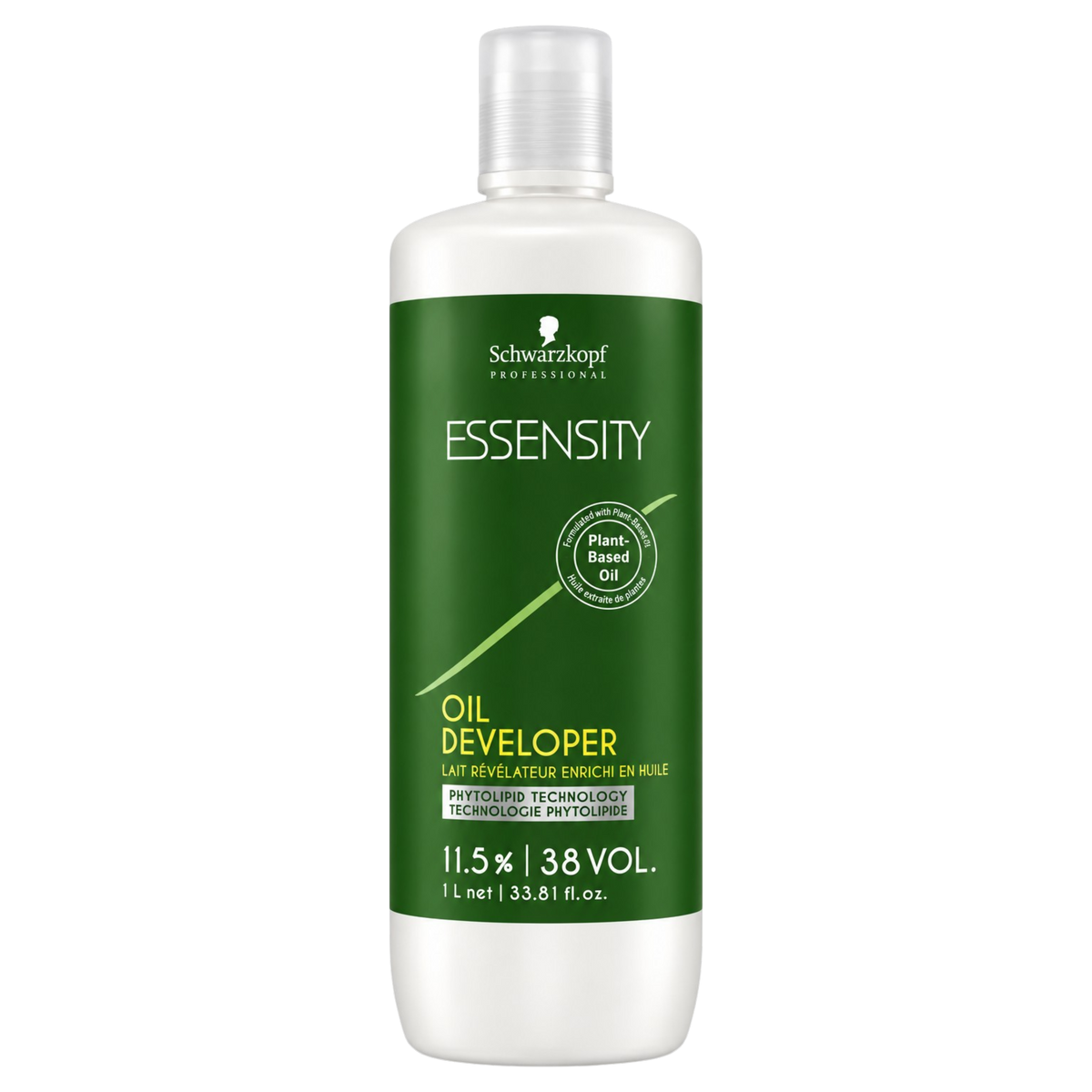 SCHWARZKOPF Essensity Oil Developer 11.5%/38 Volume Plant Based 33.81 oz (pack of 2)