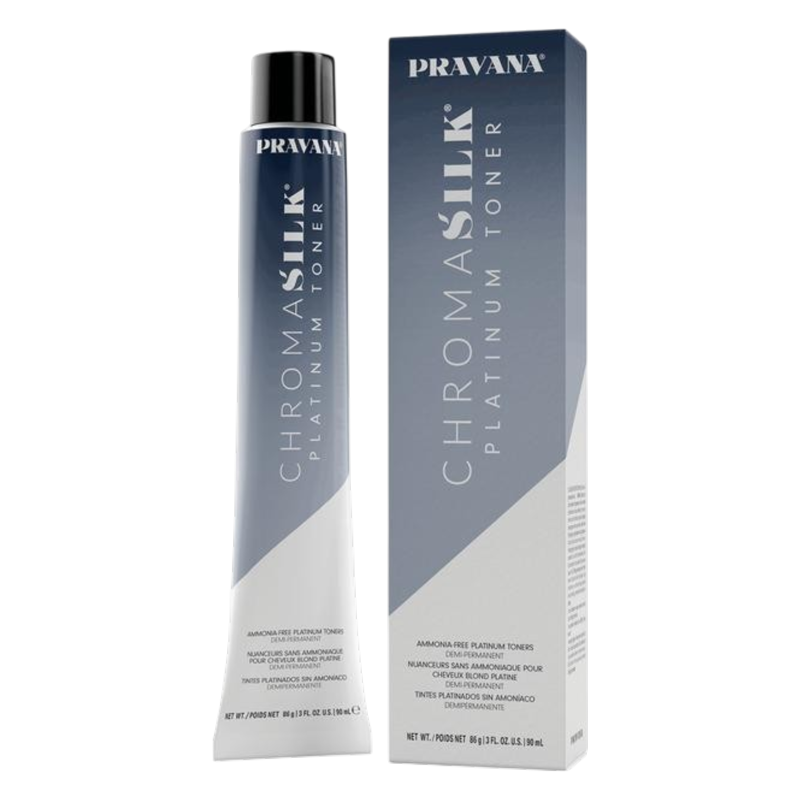 Pravana ChromaSilk Platinum Toner Demi-Permanent 3.0 oz