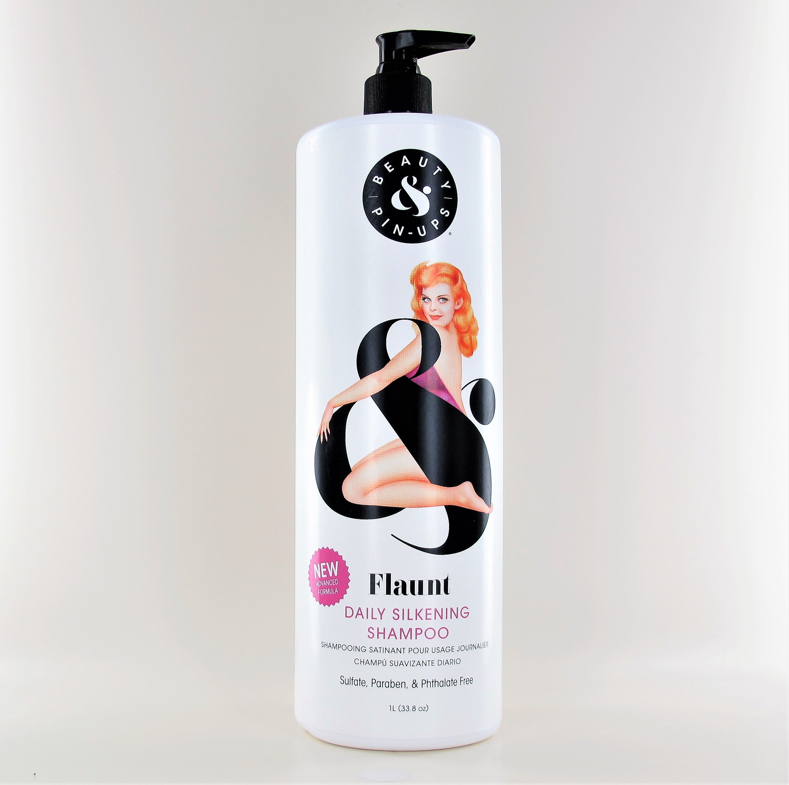 Beauty & Pin Ups Flaunt Daily Silkening Shampoo 33.8 fl oz - Overstock Beauty Supply