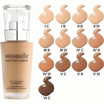 Mirabella Skin Tint Creme Foundation 1.0 oz / 30 ml - V N - Overstock Beauty Supply