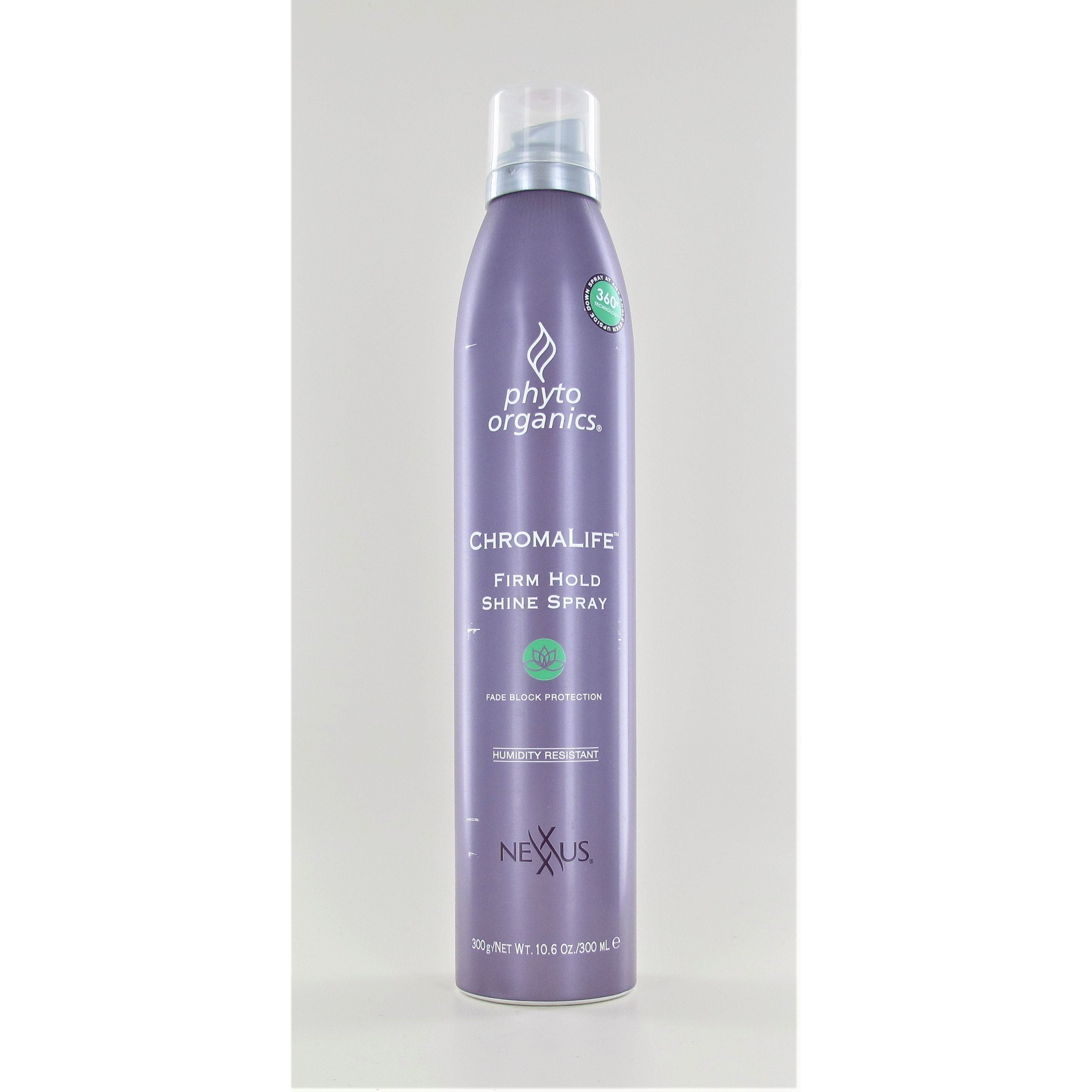 Nexxus Phyto Organics Chromalife Firm Hold Shine Spray 10.6 oz - Overstock Beauty Supply