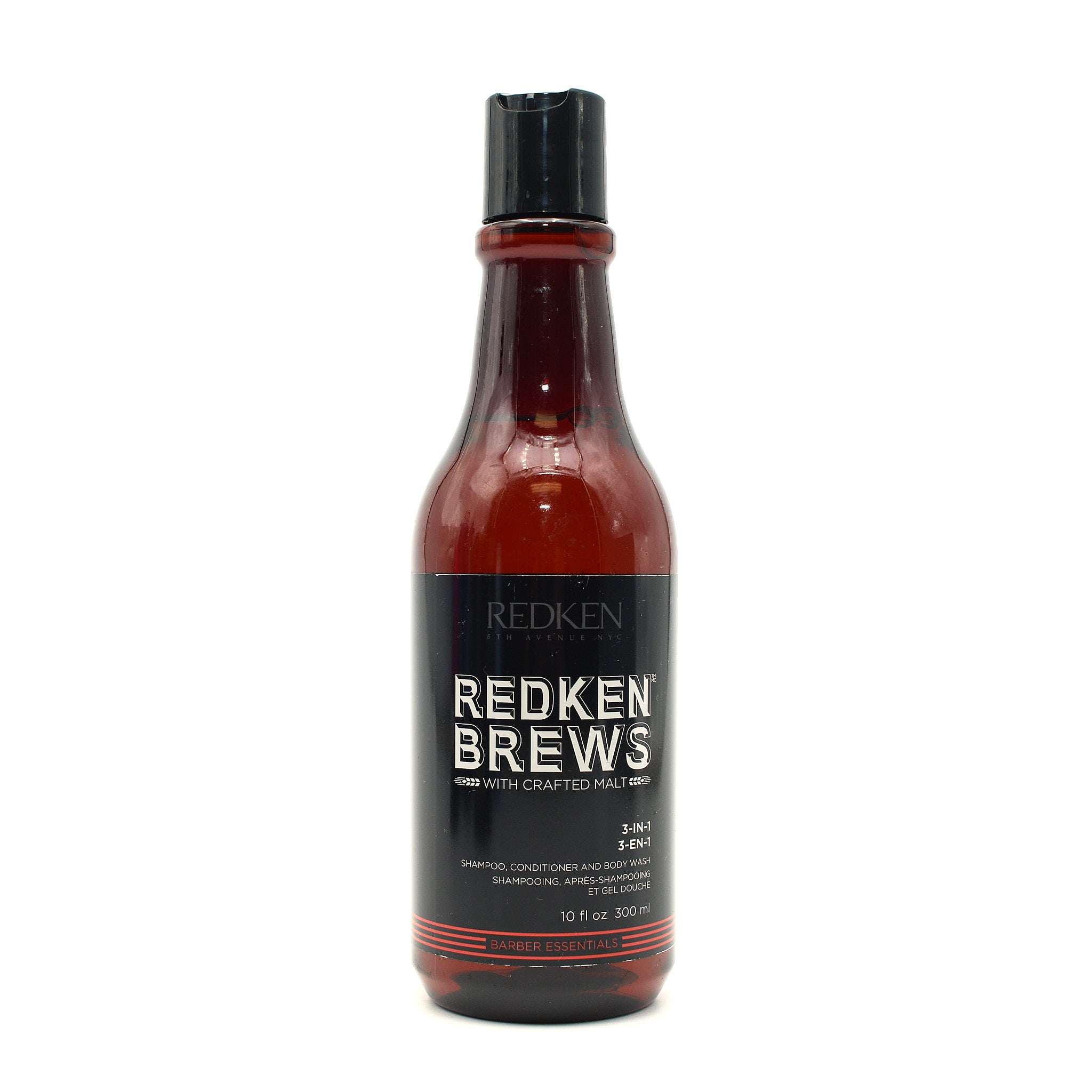 REDKEN Brews with Crafted Malt 3 IN 1 Shampoo, Conditioner and Body Wash 10 oz - Overstock Beauty Supply
