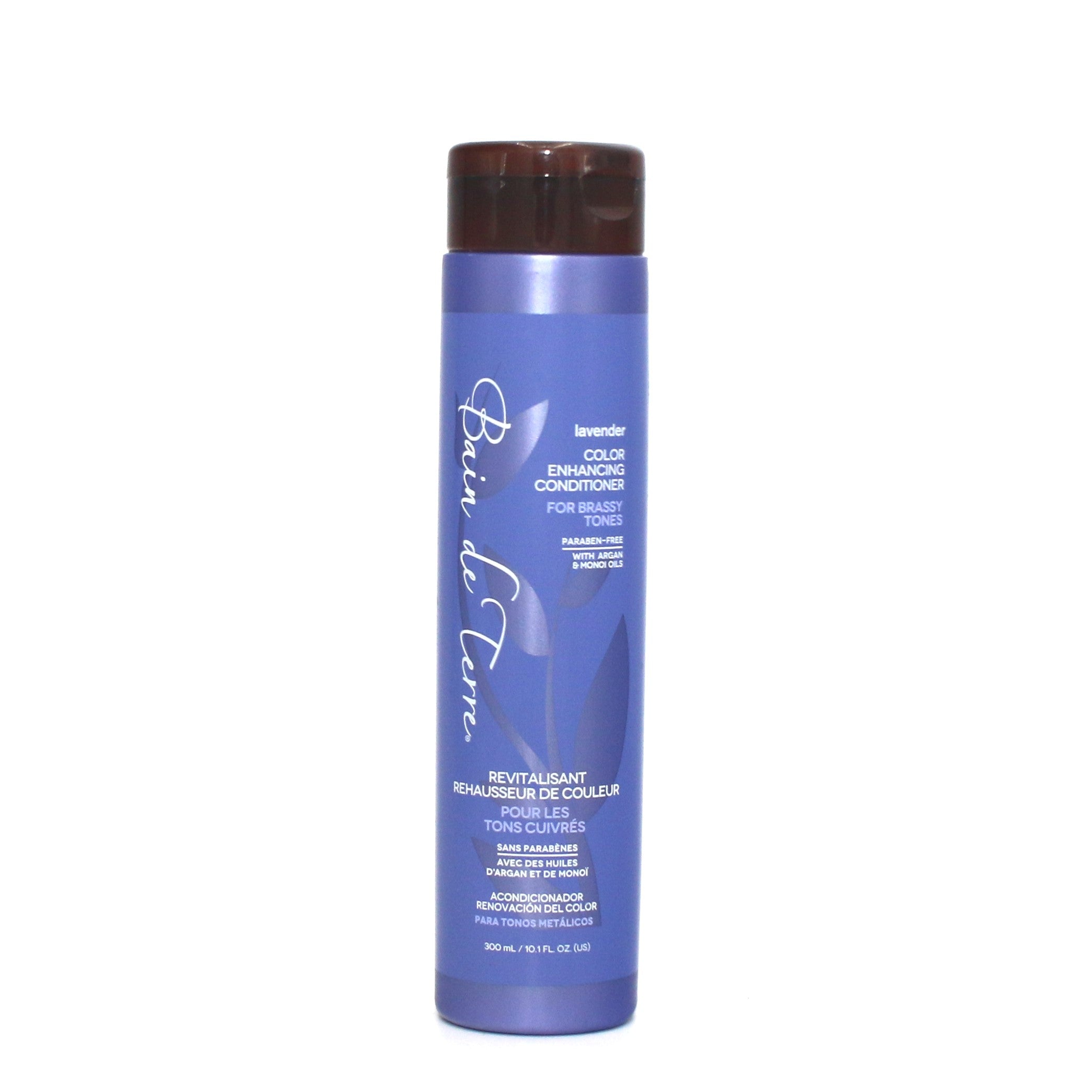 BAIN DE TERRE Lavender Color Enhancing Conditioner for Brassy Tones 10.1 oz - Overstock Beauty Supply