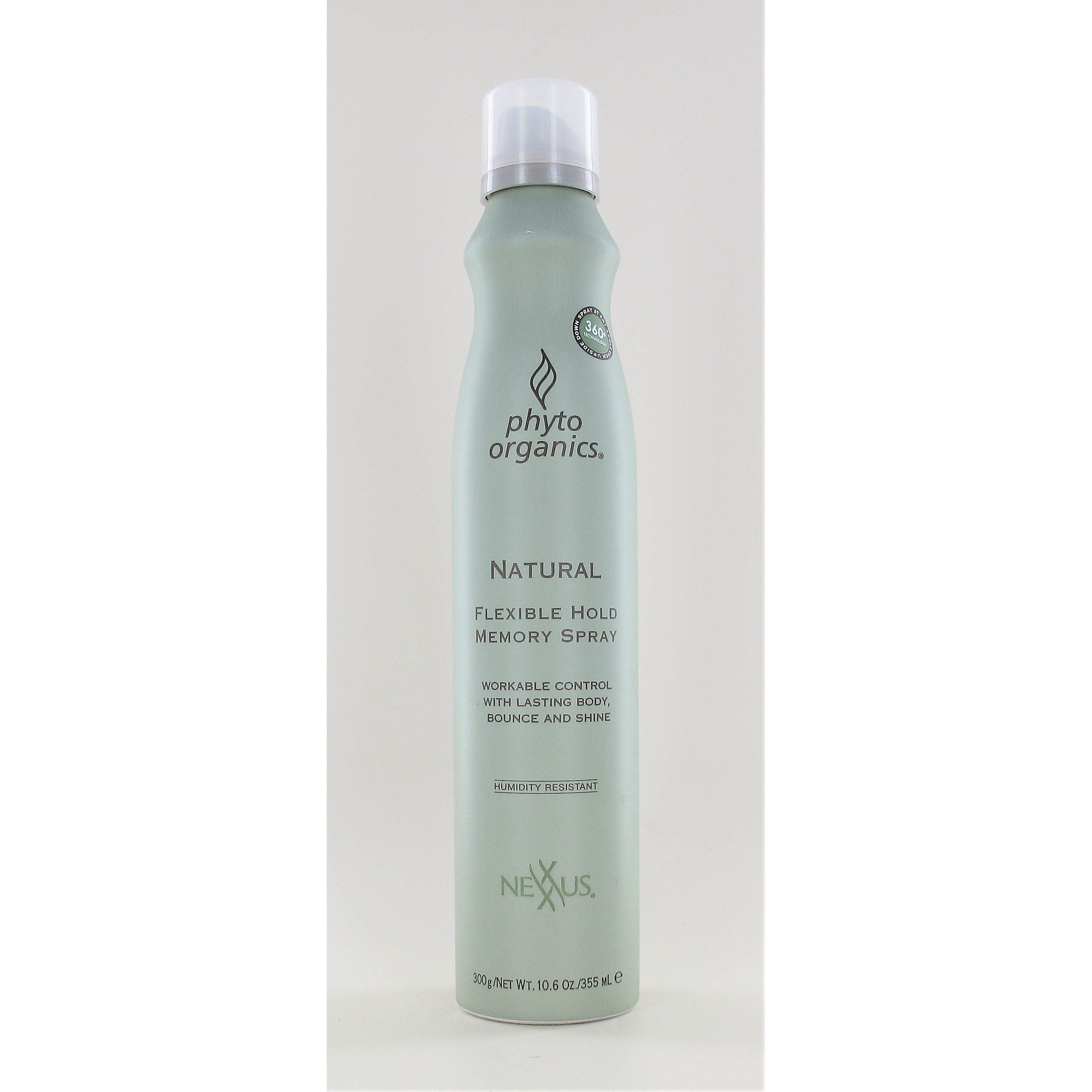 NEXXUS Phyto Organics Natural Flexible Hold Memory Spray 10.6 oz - Overstock Beauty Supply