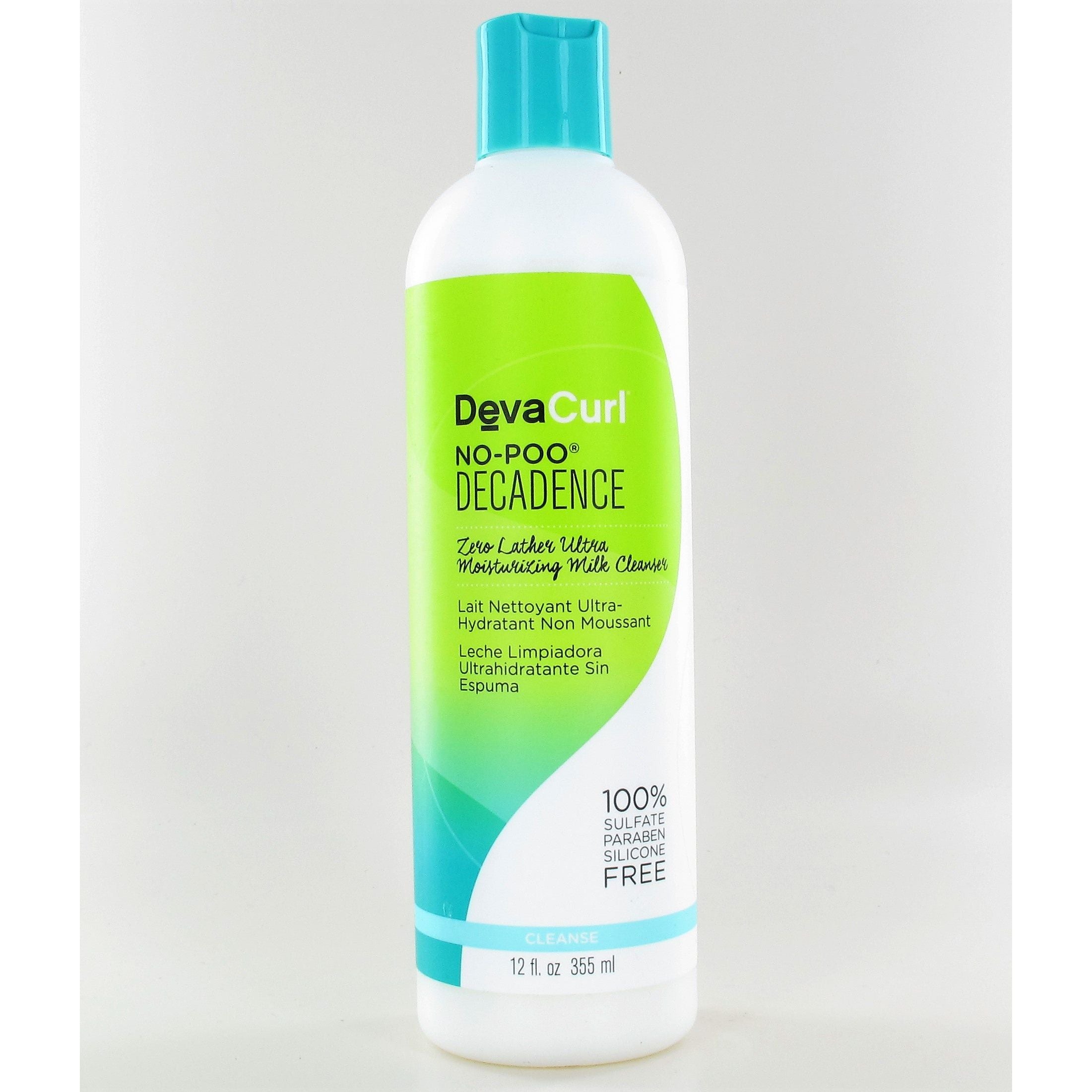 DEVA CURL No Poo Decadence Zero Lather Ultra Moisturizing Milk Cleanser 12 oz - Overstock Beauty Supply